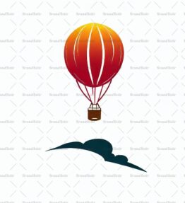 Reisender Heißluftballon